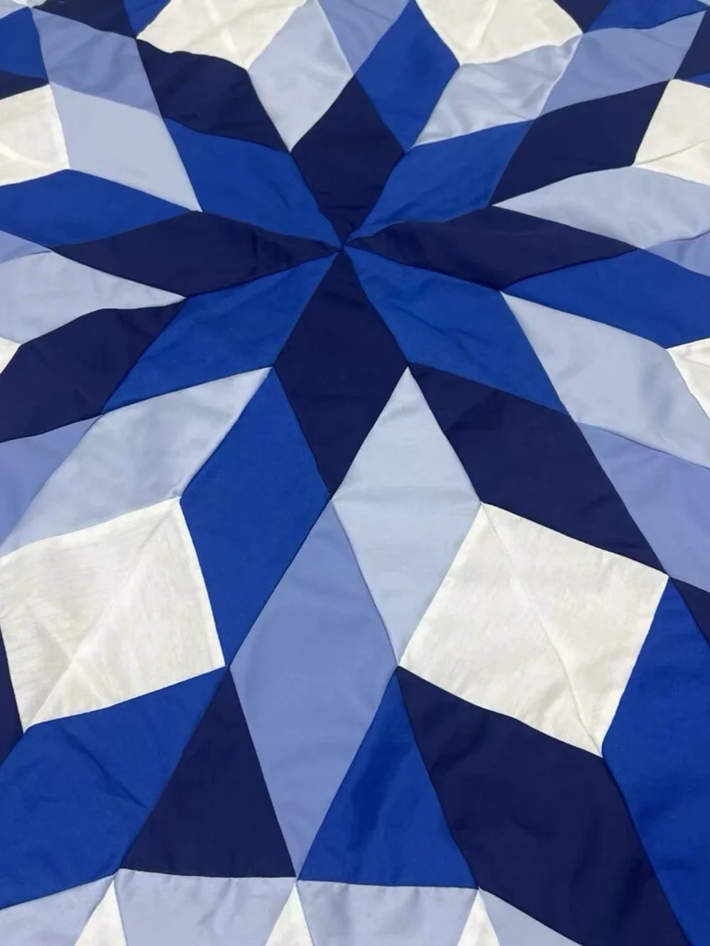 Handmade Winter Dream Baby/Lap Quilt Top 47x47”Pieced~BABY/BED/Wall Decor